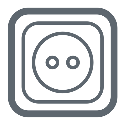 Socket F Free Png Icon Download (white, black, gray)