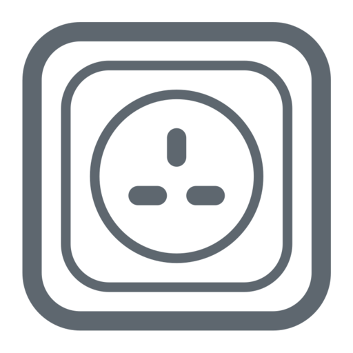 Socket G Free Png Icon Download (white, black, gray)