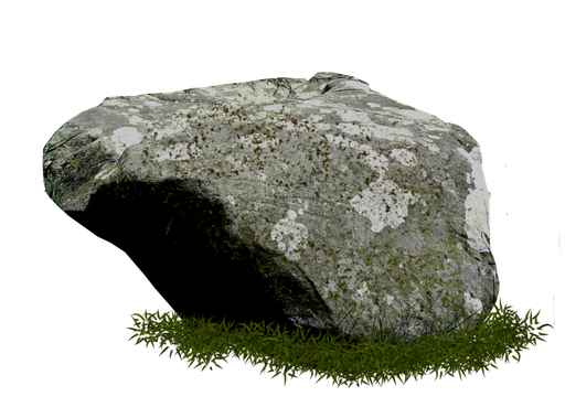 Rocks Png Isolated Transparent Picture (black)