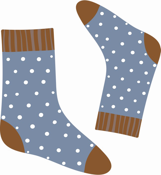 Socks Transparent Background (olive, white, gray)