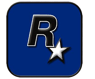 Rockstar Logo Transparent Png (navy, black, white)