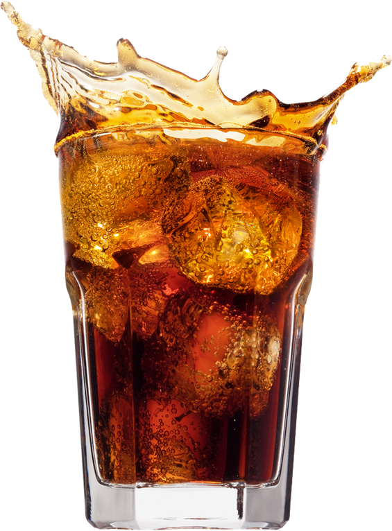 Cocktail Soda Png Transparent Image (black, silver, white)