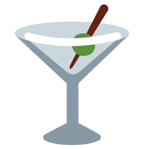 Cocktail Drink Glass Bar Beverage Emoj Free Png Icon (maroon, black, silver, white, gray)