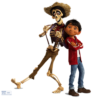 Coco Pixar Png Isolated Hd (black)