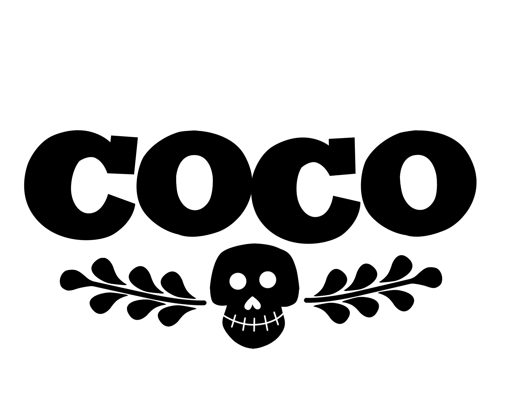 Coco Pixar Png (gray, black)