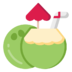 Coconut Drink Cocktail Fruit Icon Free Png Icon Download (olive, beige, red, black, gray)