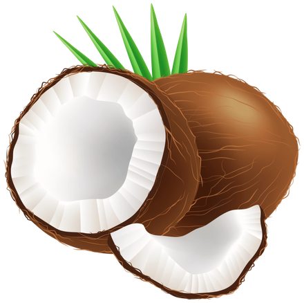 Coconut Milk Png Clipart (beige, black, white)