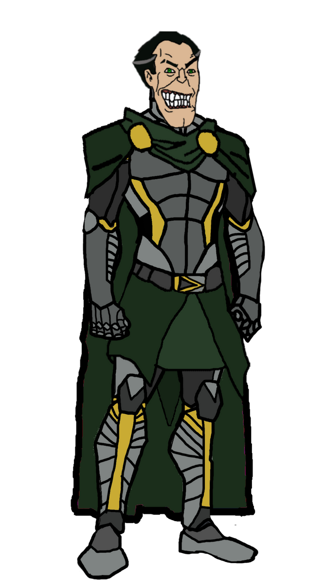 Doctor Doom Png File (black, gray)