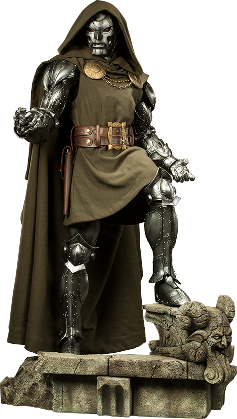 Doctor Doom Png Image File (beige, black, gray, white)