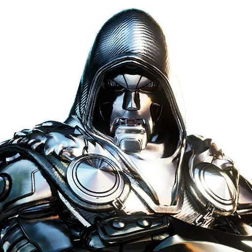 Doctor Doom Png Pic (gray, white, black, lavender, silver)