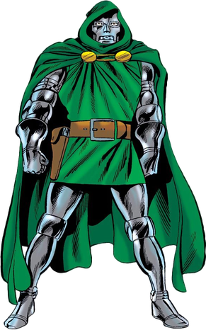 Doctor Doom Transparent Png (black, teal)