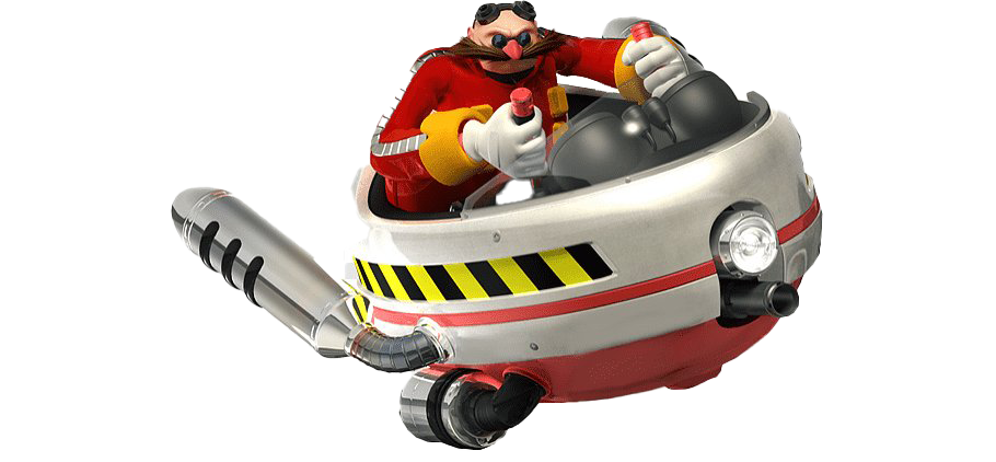 Doctor Eggman Png Background Image (silver, gray, beige, white)