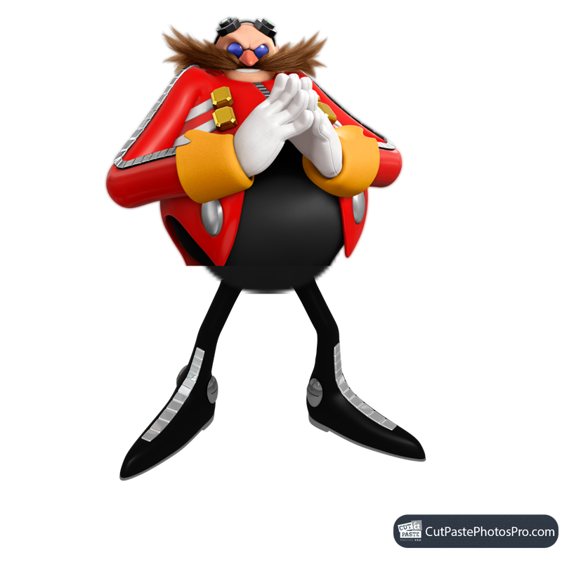 Doctor Eggman Png Free Download (black)