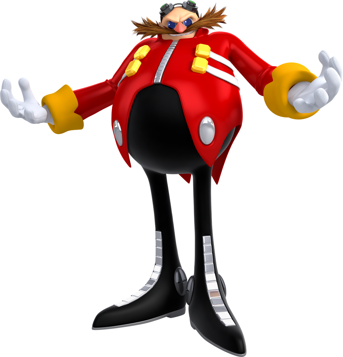 Doctor Eggman Png Hd (black)