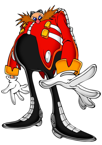 Doctor Eggman Png Photos (black, white, red)