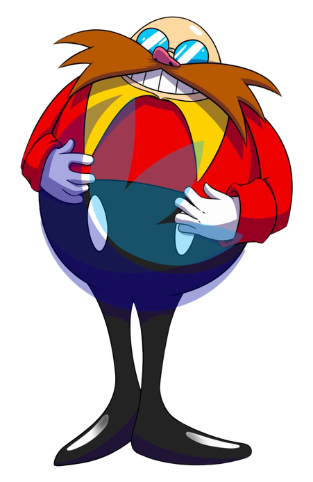 Doctor Eggman Png Transparent Image (chocolate, teal, red, navy, black)