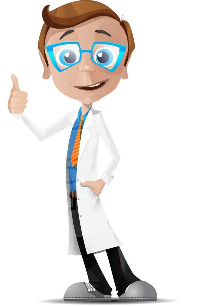 Doctor Png File (black, lavender, white)