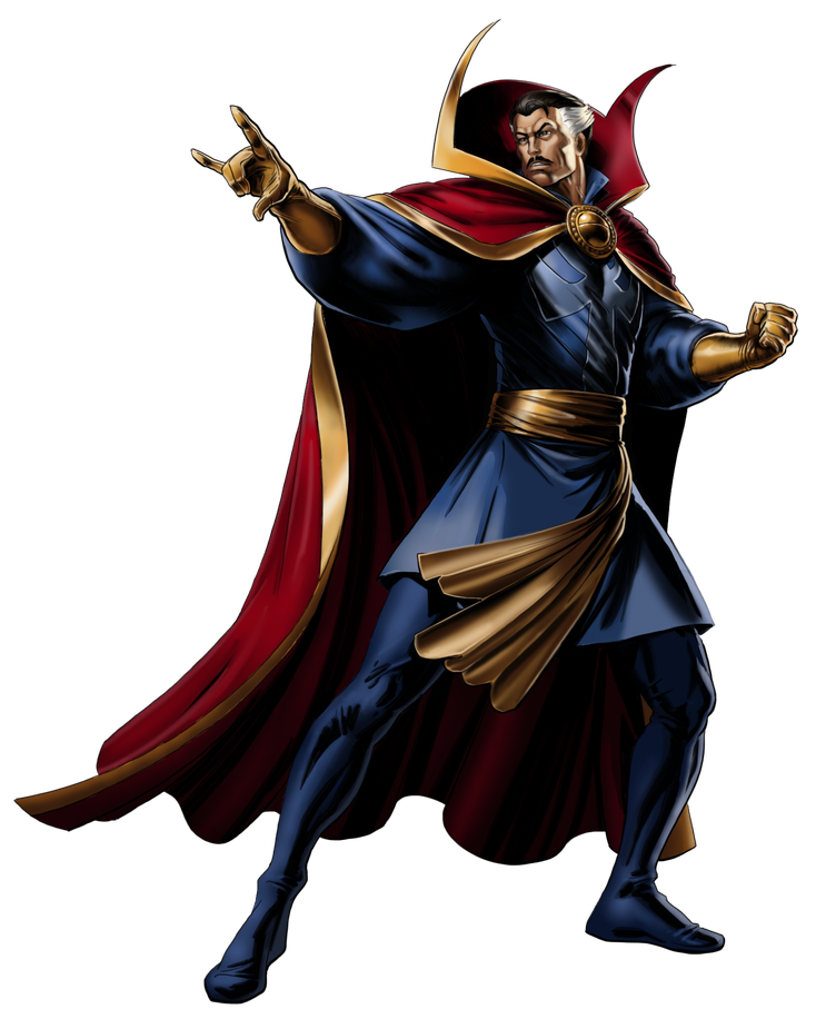 Doctor Strange Transparent Png (black)