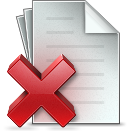 Document Delete Icon Free Transparent Png Icon Download (gray, lavender, black, white)