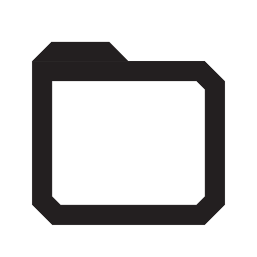 Document File Folder Free Png Icon (black)