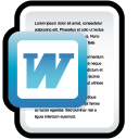 Document Microsoft Word Free Transparent Png Icon Download (silver, lavender, black, white)