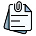 Document Paperclip List Paper Icon Free Transparent Png Icon Download Path (gray, black, white)