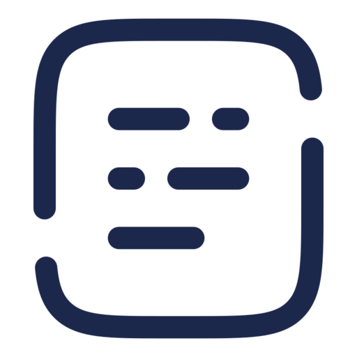 Document Text Free Png Icon (navy, black)