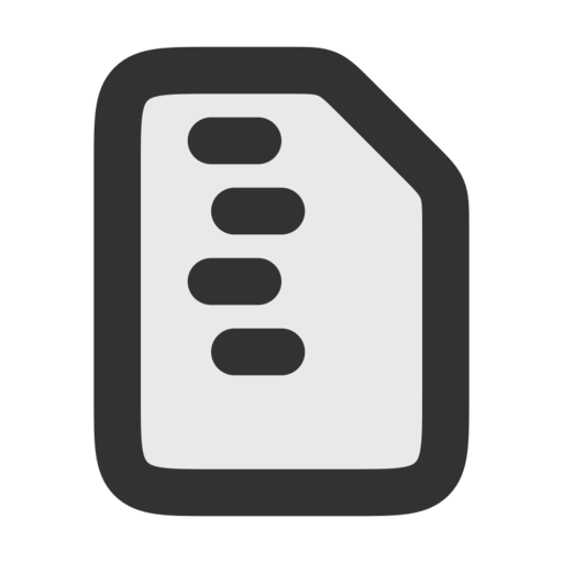 Document Zip Free Transparent Png Icon Download (black)