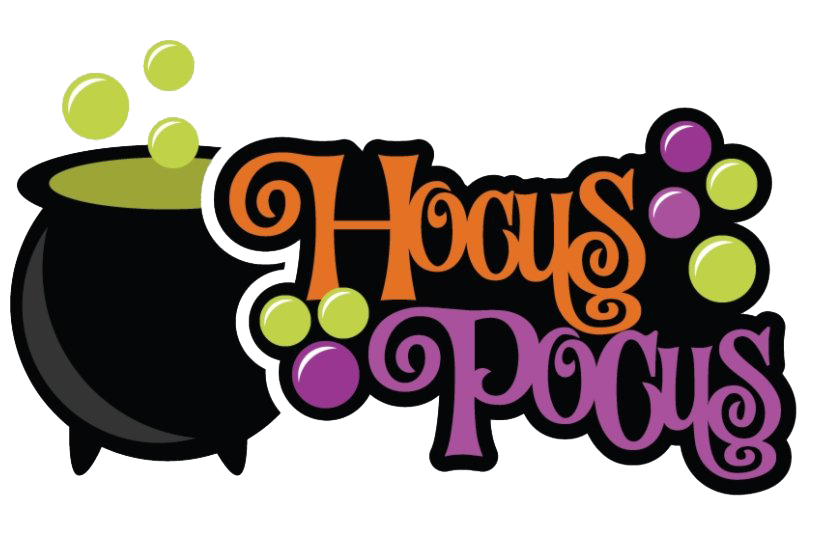 Hocus Pocus Png File (black, gold, olive, white)