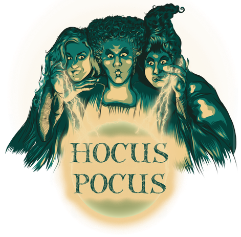 Hocus Pocus Png Photo (black, pink, green)