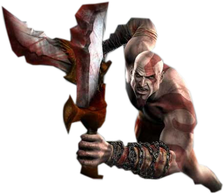 God Of War Transparent Png (silver, lavender, white)