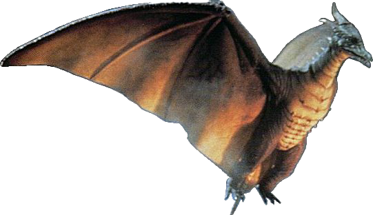 Rodan Png Background Image (gray, black, white)