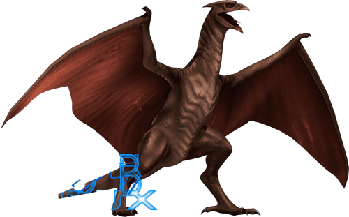 Rodan Png Pic (black)