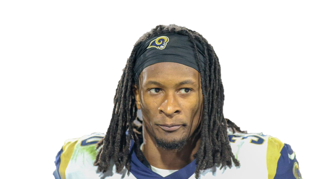 Todd Gurley Png File (indigo, black, lavender)