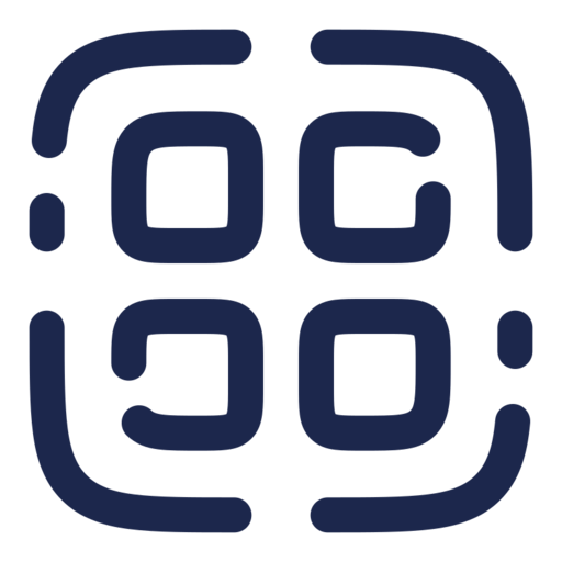 Code Scan Free Png Icon (navy, black)