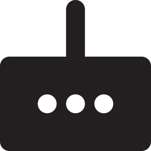 Modem Free Png Icon (black)