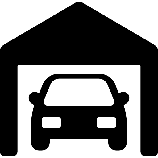 Modern Garage Png Photo (indigo, black, white, silver)