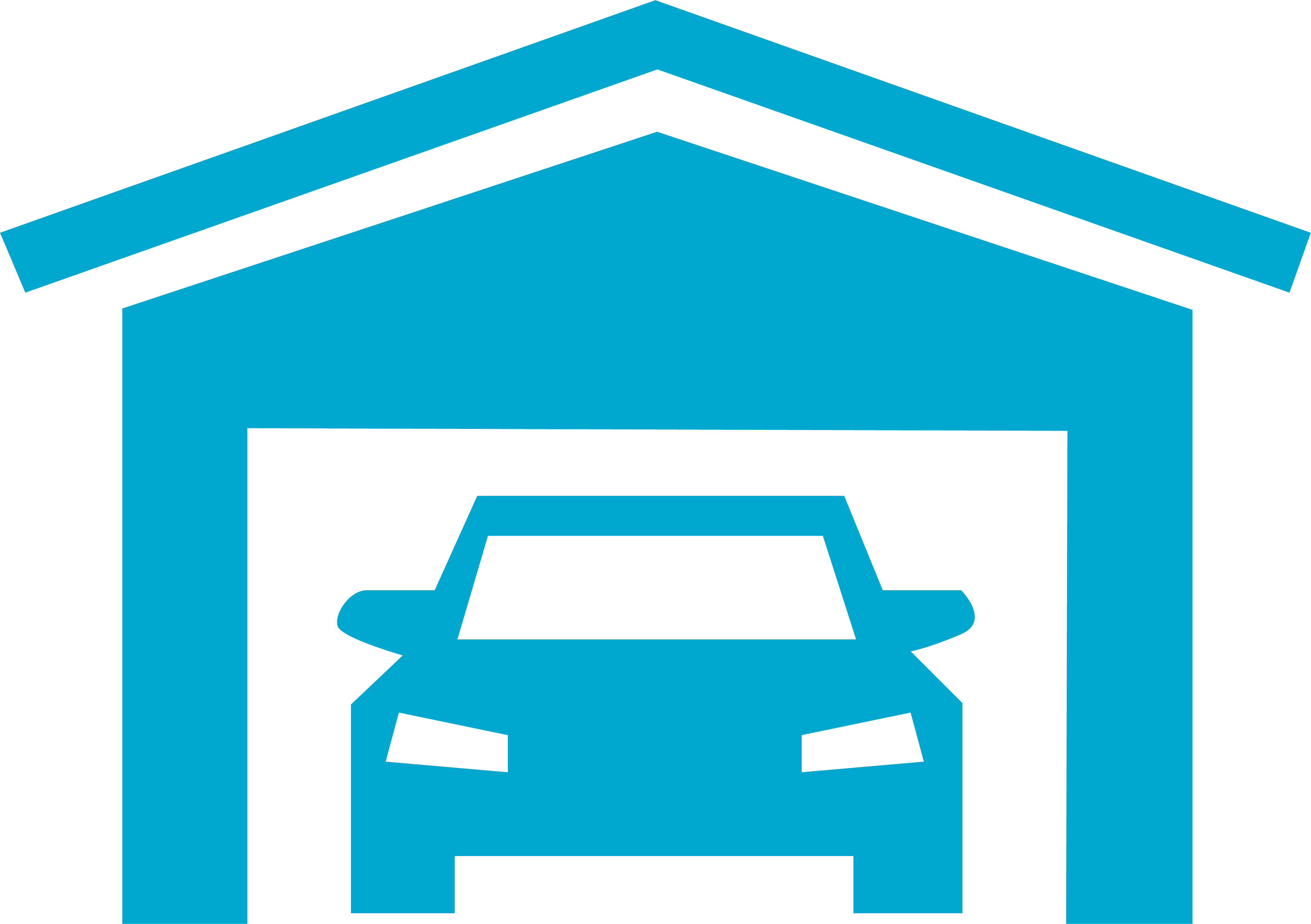 Modern Garage Png Picture (greenish blue, teal, white)