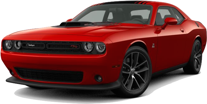 Dodge Challenger Png Isolated File (black, maroon)