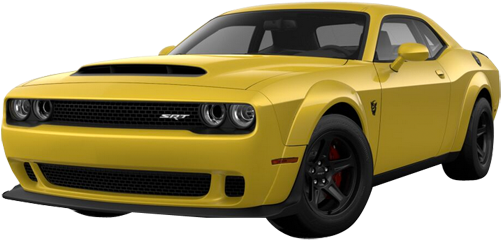 Dodge Challenger Srt Hellcat Png File (black)