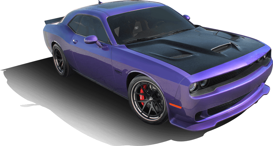 Dodge Challenger Srt Hellcat Png (black, indigo)