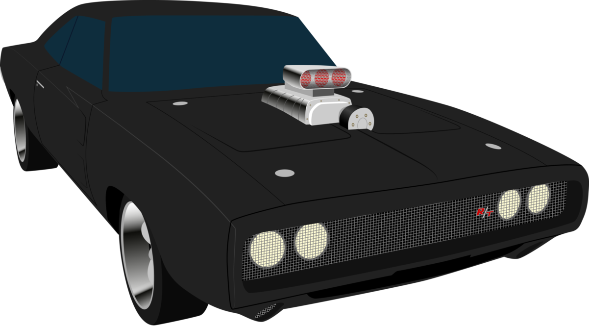 Dodge Charger 1970 Png Clipart (black)