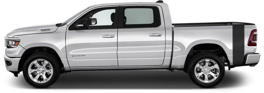 Dodge Truck Png File (black, silver)