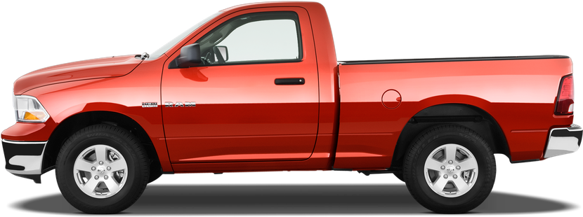 Dodge Truck Png Isolated Image (black, maroon)