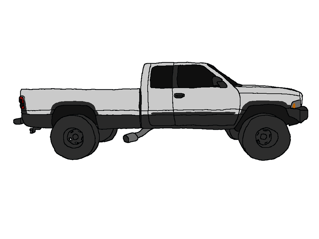 Dodge Truck Png Transparent (black, silver)