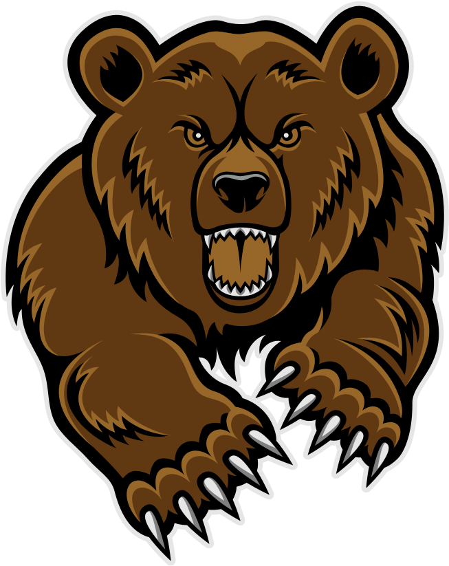 Kodiak Brown Bear Png Hd (maroon, black)