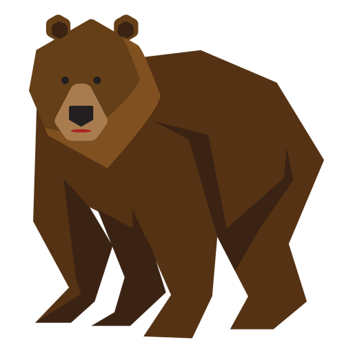 Kodiak Brown Bear Png Picture (olive, maroon, black)