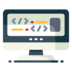 Coding Computer Pc Screen Code Icon Free Transparent Png Icon Download (white, navy, beige, black, teal)