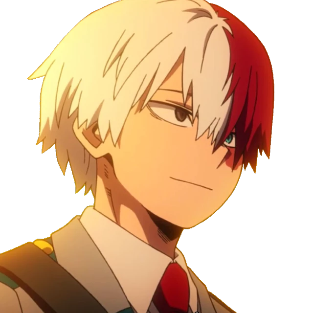 Todoroki Png Hd (black, beige, salmon)