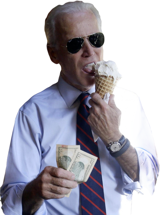 Joe Biden Transparent Png (white, black)